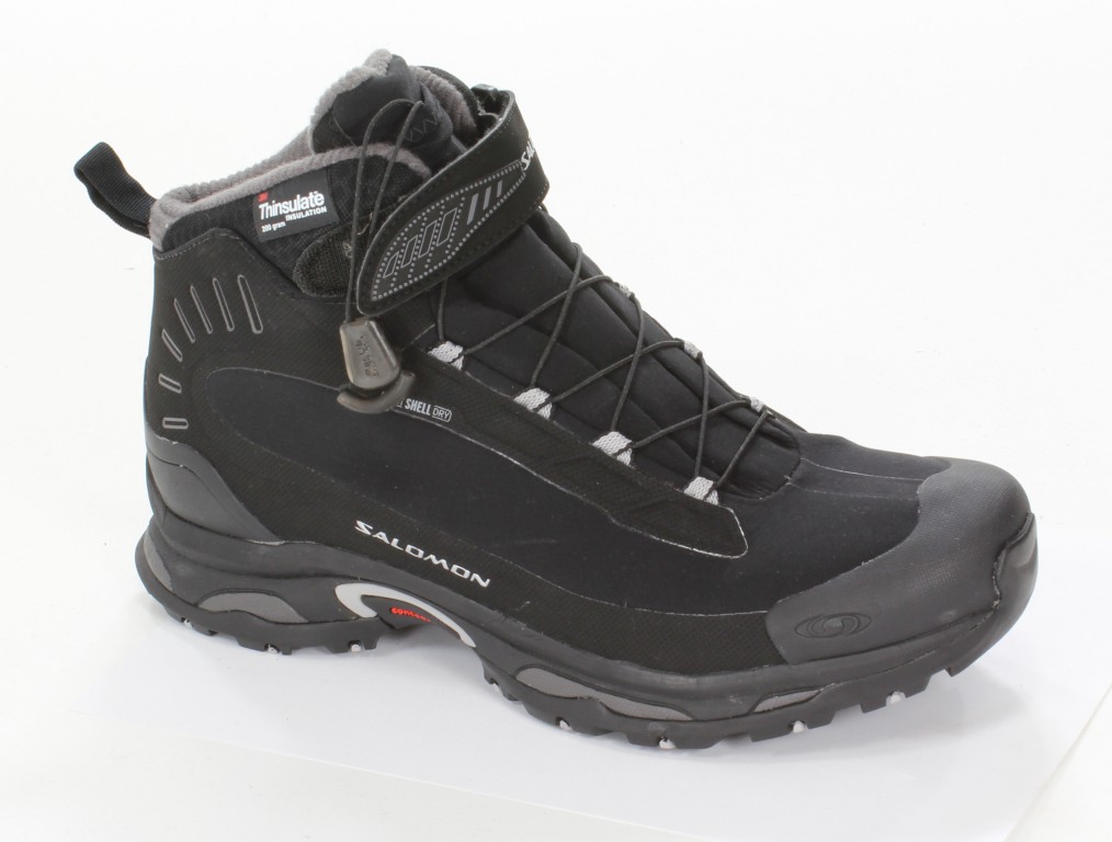 Salomon Trekingowe 107655 Black/Black/Aluminium 