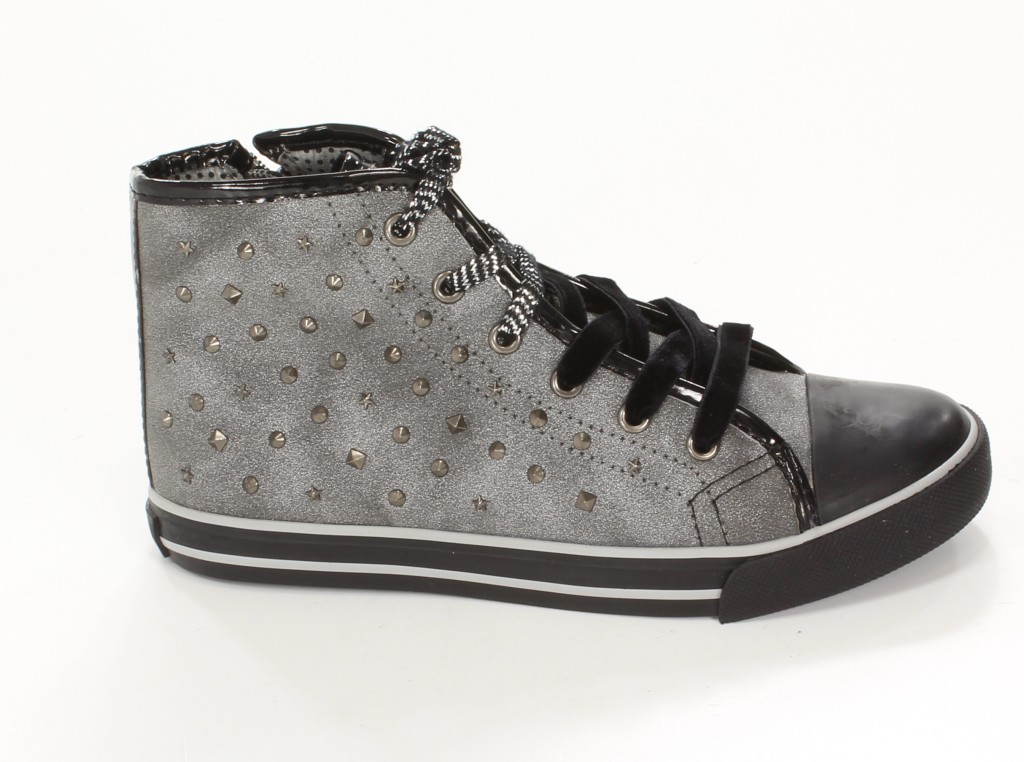 Primigi Półbuty 9399000 Nabuk Lurex Pu/Piomb r.30-35