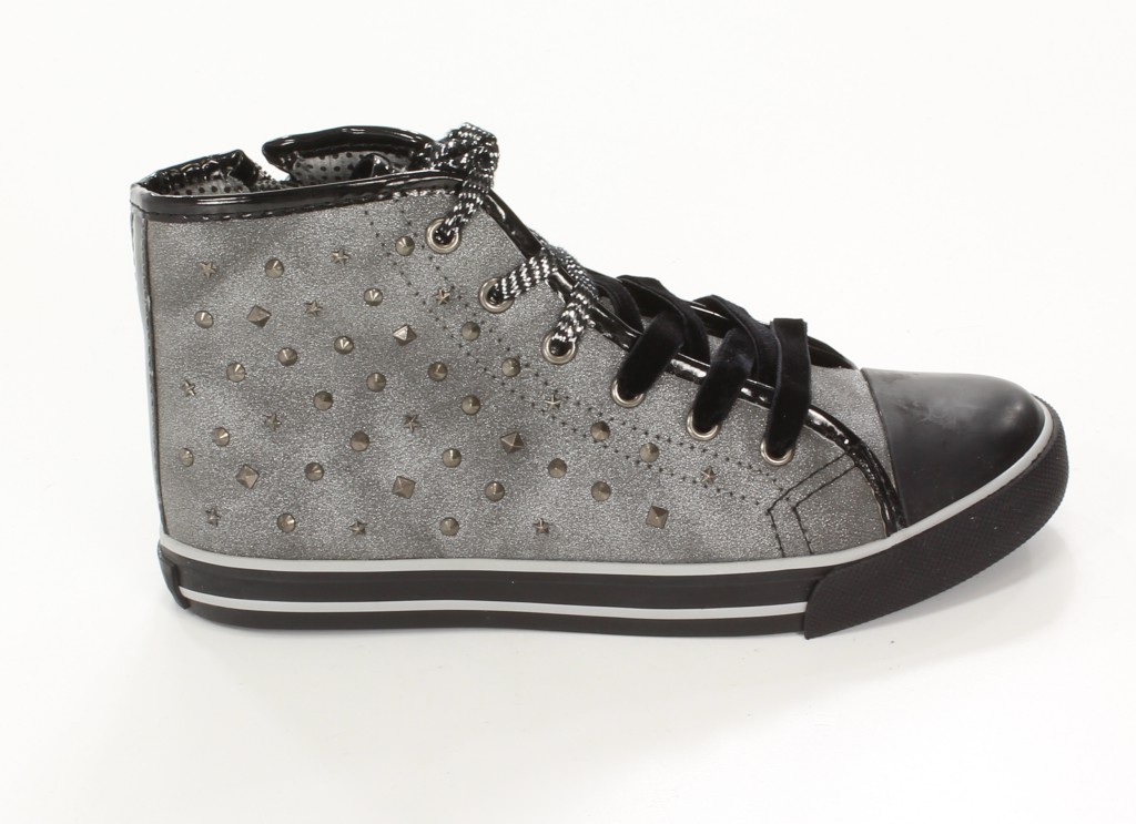 Primigi Półbuty 9399000 Nabuk Lurex Pu/Piomb r.36-39