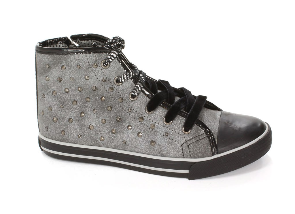 Primigi Półbuty 9399000 Nabuk Lurex Pu/Piomb r.36-39