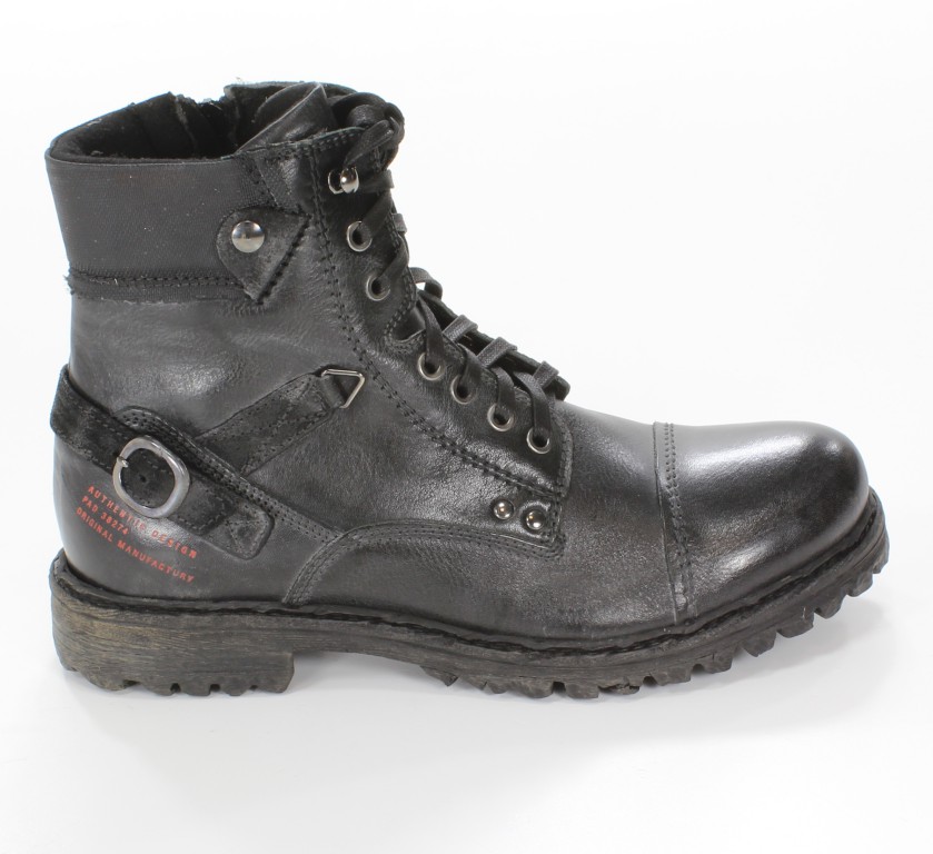Braf&Co Trzewiki 8584 Vacchetta Nero 