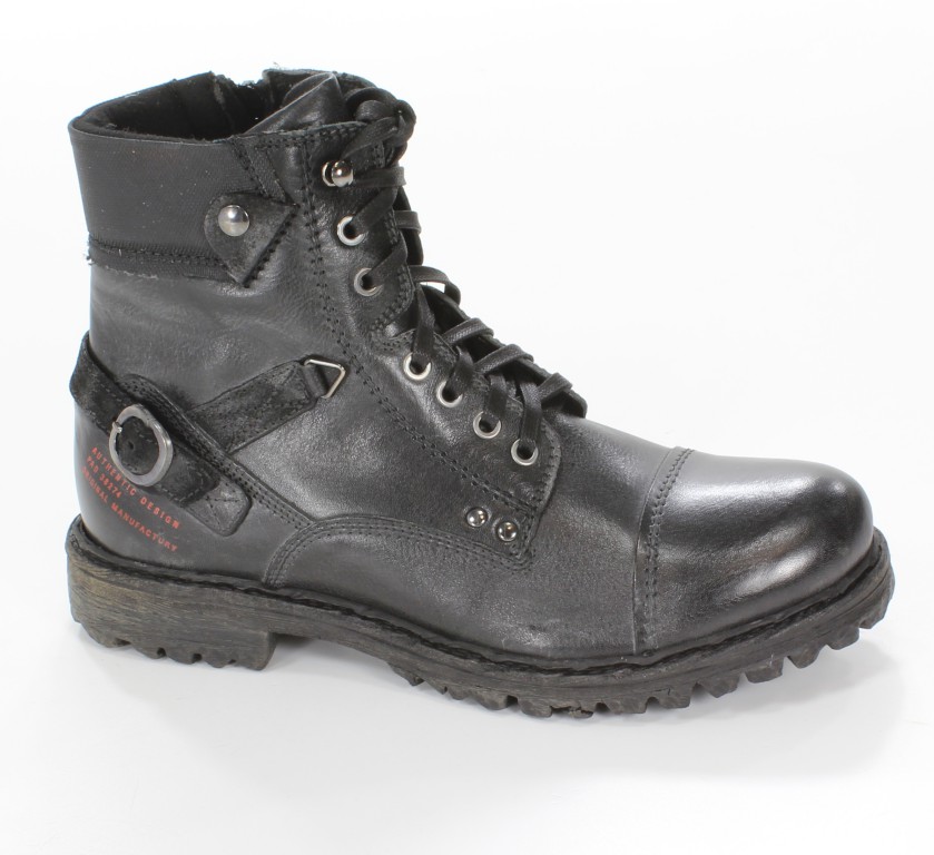 Braf&Co Trzewiki 8584 Vacchetta Nero 