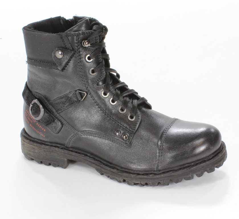 Braf&Co Trzewiki 8584 Vacchetta Nero 