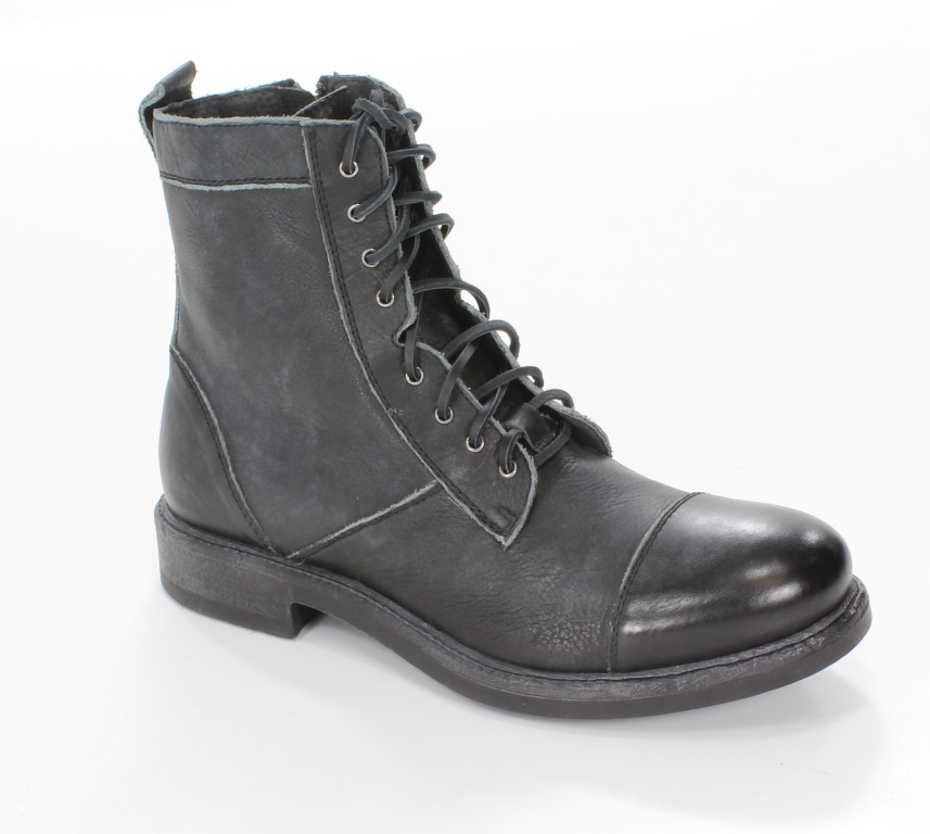 Braf&Co Trzewiki 8569 Vacchetta Nero 