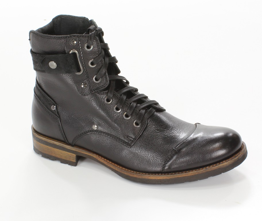 Braf&Co Trzewiki 8562 Vacc.Bronx Nero 
