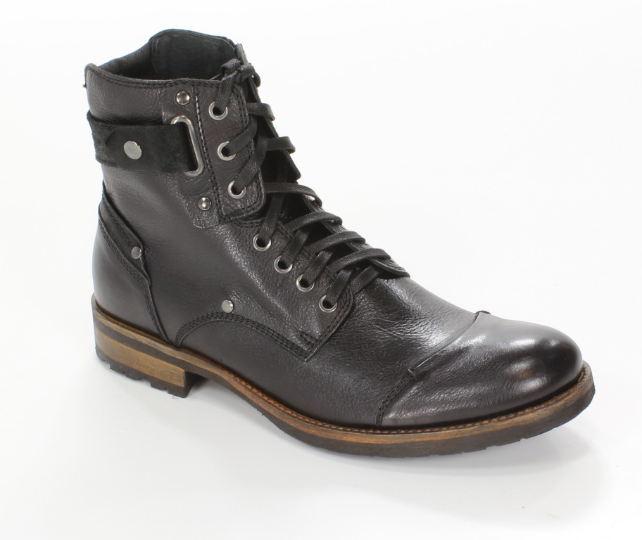 Braf&Co Trzewiki 8562 Vacc.Bronx Nero 
