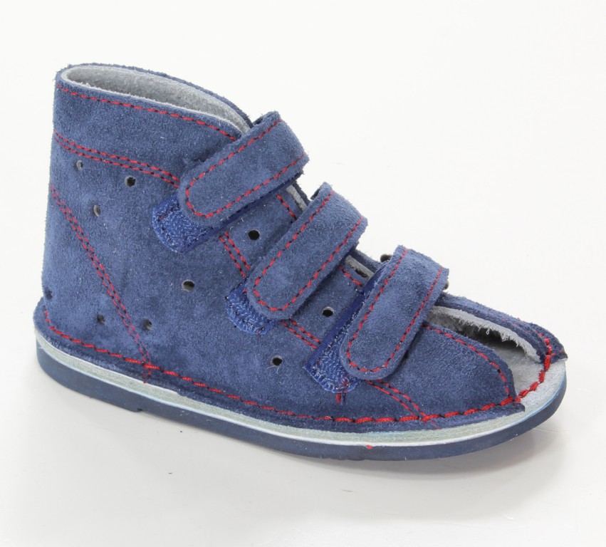 AR Sandały 012 N Jeans/Cz/Granat