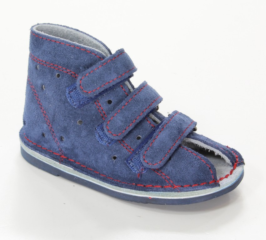 AR Sandały 012 N Jeans/Cz/Granat