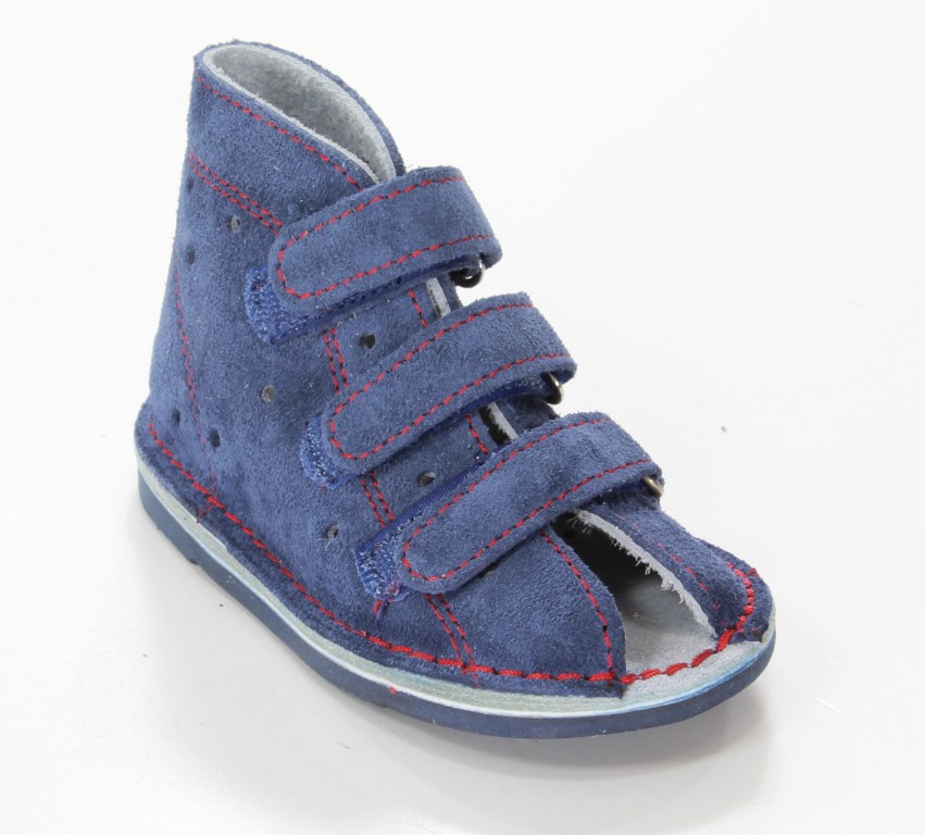 AR Sandały 012 N Jeans/Cz/Granat