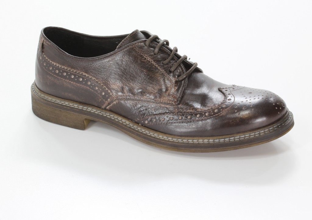 Elio Półbuty 1260 Taupe+T.Moro