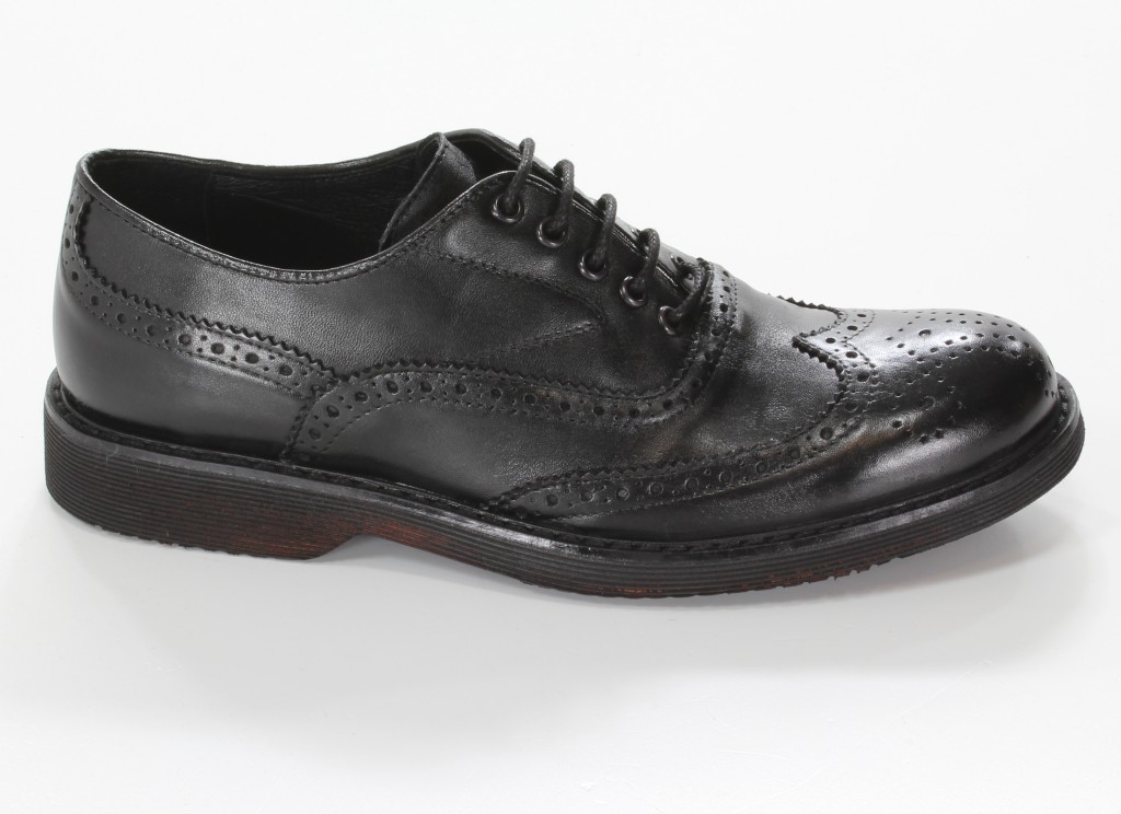 Elio Półbuty 1460 Nero+Cuc.Nero