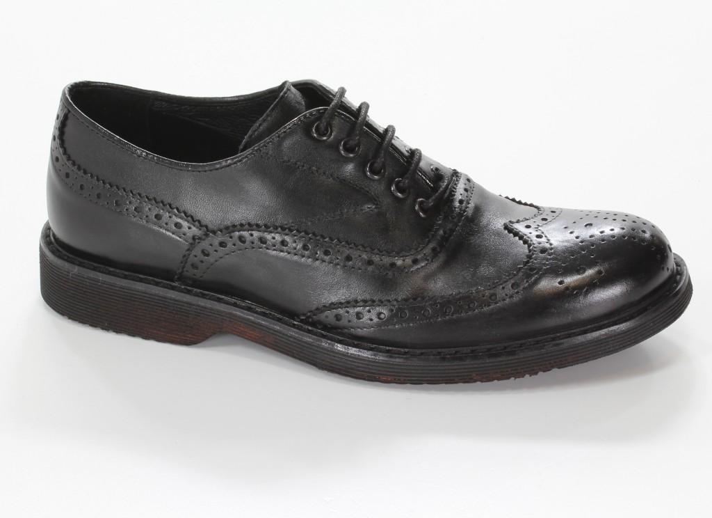 Elio Półbuty 1460 Nero+Cuc.Nero