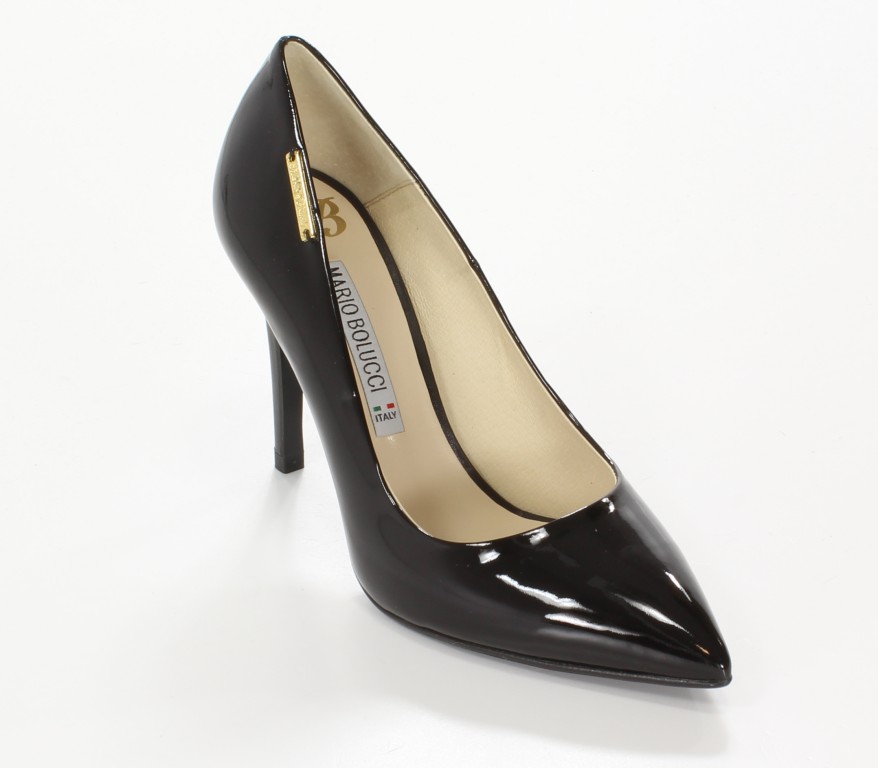 Mario Bolucci Czółenka 5100-PR02 Nero-Lakier