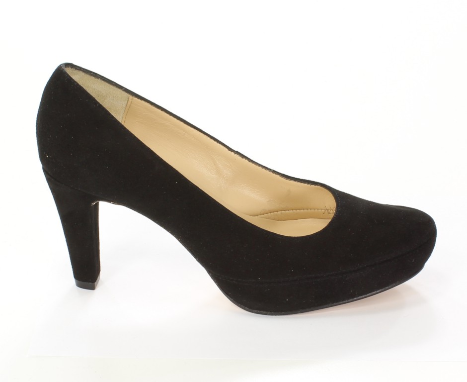 Unisa Czółenka Numar_13_Ks Black Kid Suede 