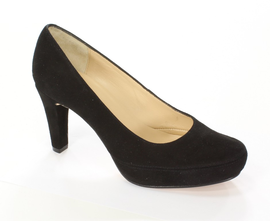 Unisa Czółenka Numar_13_Ks Black Kid Suede 