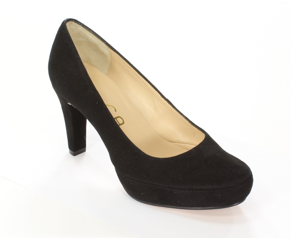 Unisa Czółenka Numar_13_Ks Black Kid Suede 
