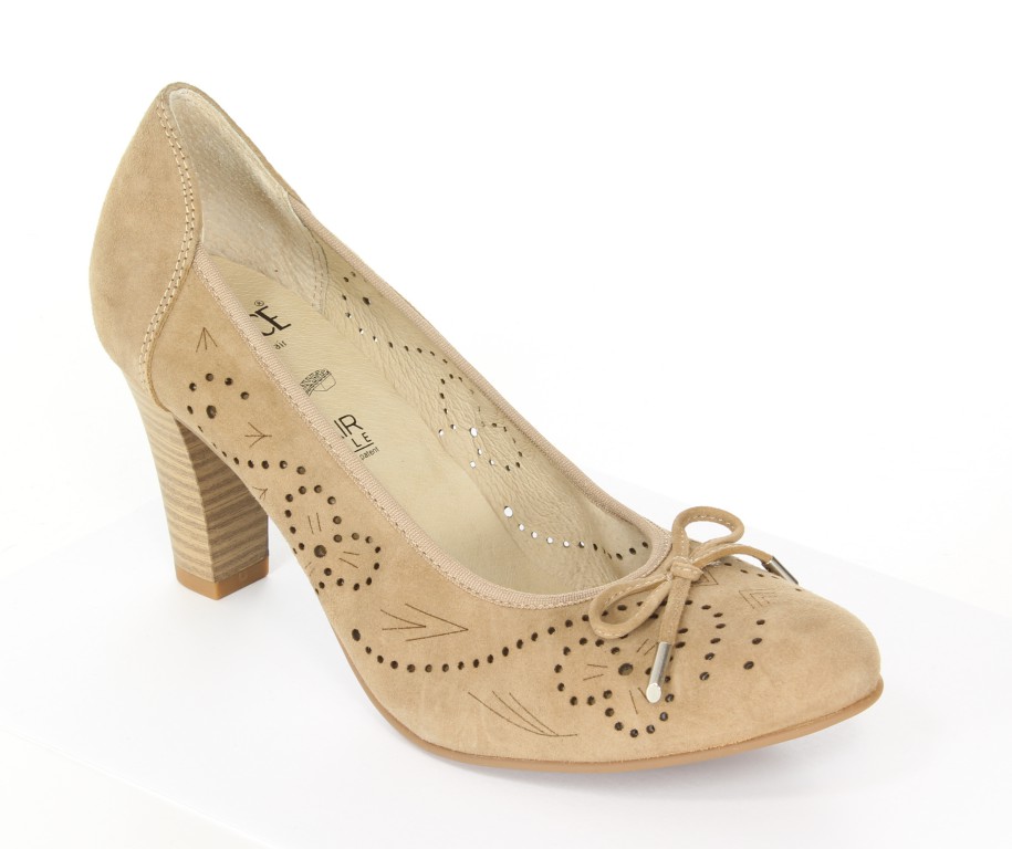 Czółenka Caprice  9-22500-22 Taupe Suede 377