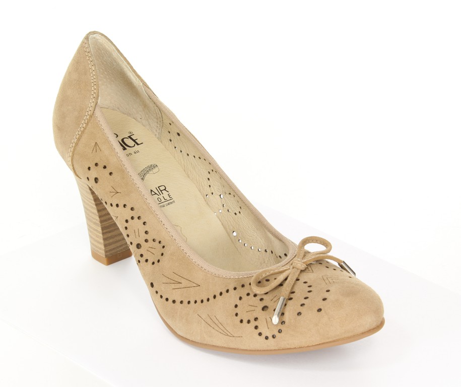 Czółenka Caprice  9-22500-22 Taupe Suede 377