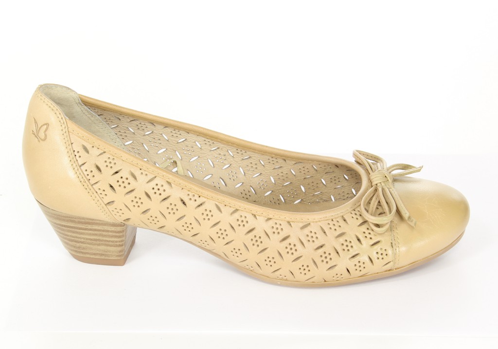 Caprice Czółenka 9-22504-22 Sand/Beige Pat