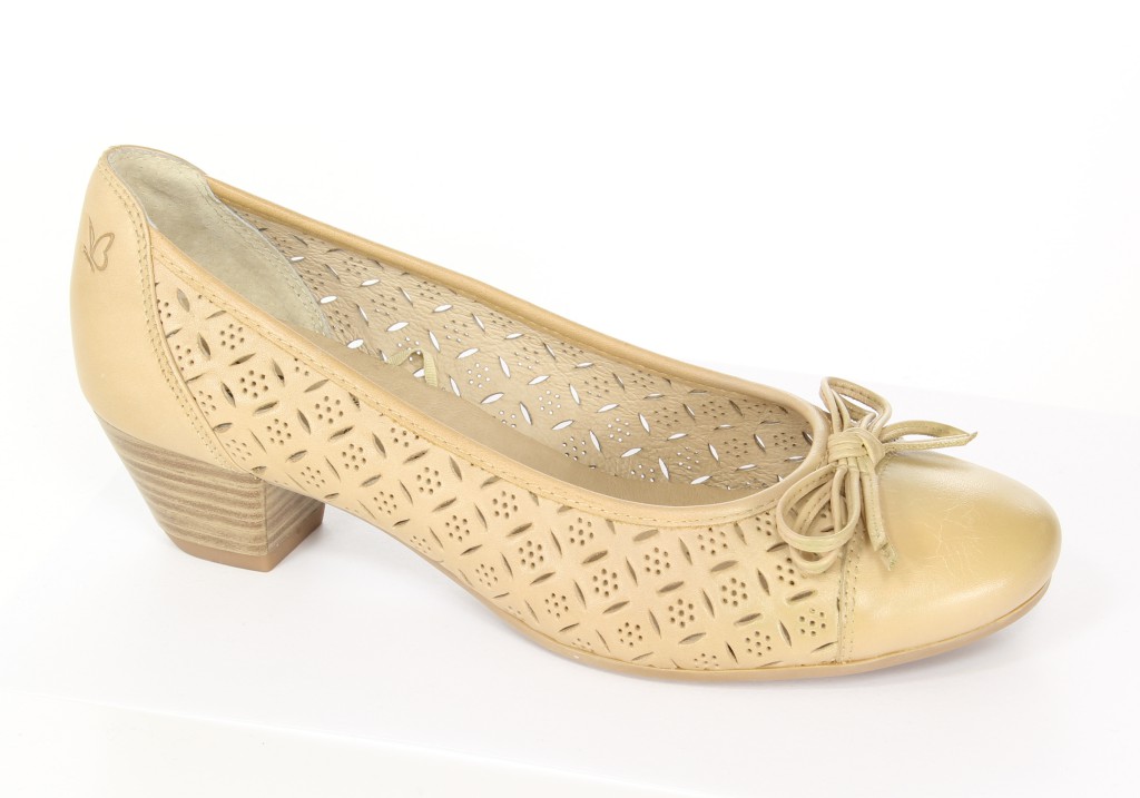Caprice Czółenka 9-22504-22 Sand/Beige Pat