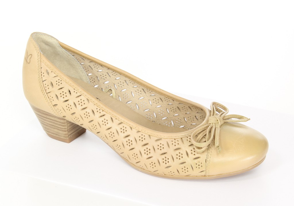 Caprice Czółenka 9-22504-22 Sand/Beige Pat