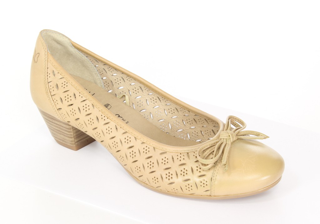 Caprice Czółenka 9-22504-22 Sand/Beige Pat