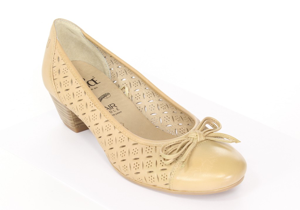 Caprice Czółenka 9-22504-22 Sand/Beige Pat