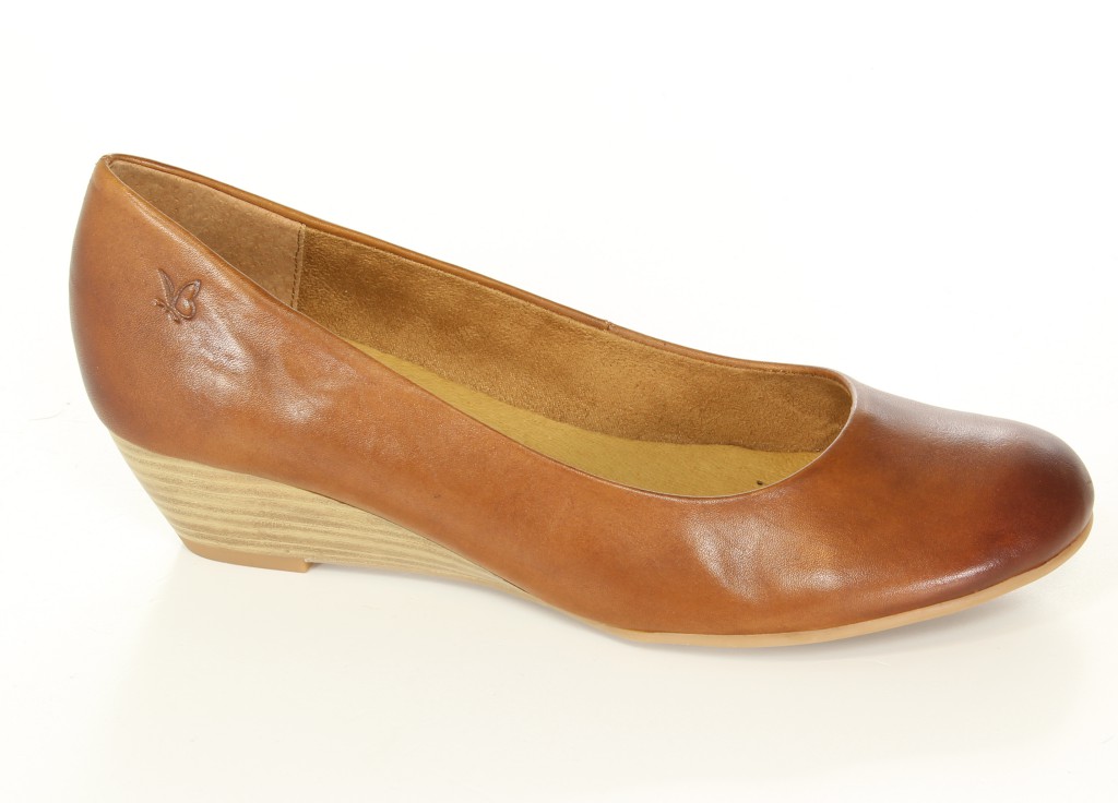 Caprice Czółenka 9-22302-22 Cognac 305 