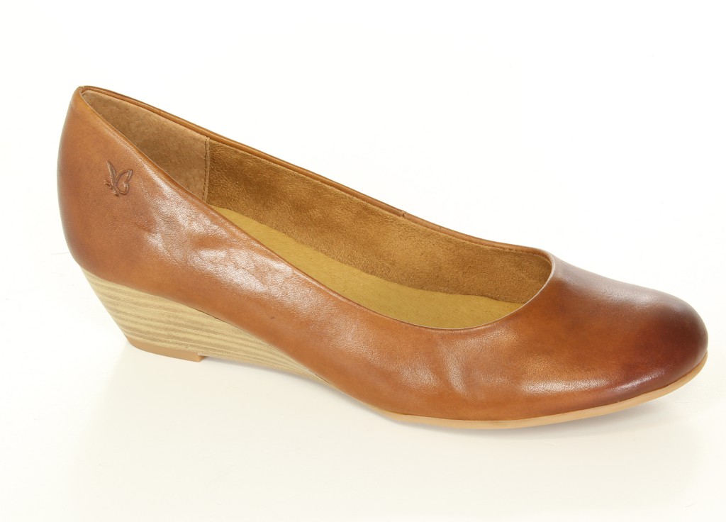 Caprice Czółenka 9-22302-22 Cognac 305 