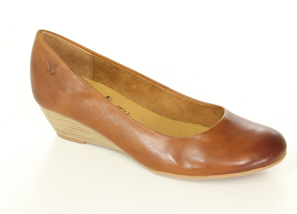 Caprice Czółenka 9-22302-22 Cognac 305 