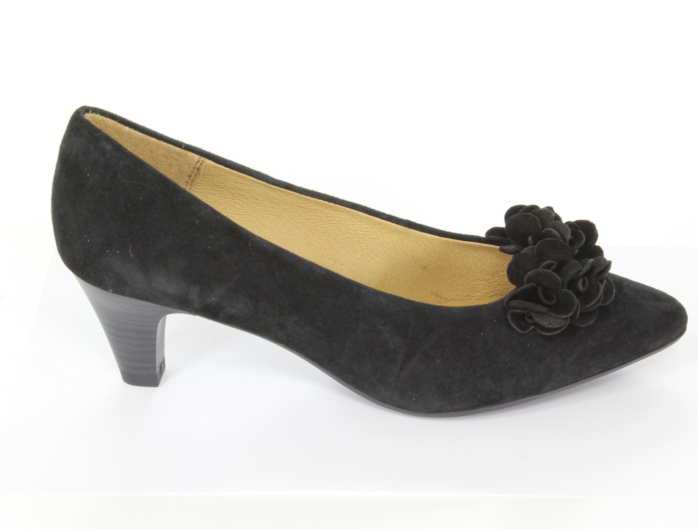 Caprice Czółenka 9-22401-22 Black Suede 004