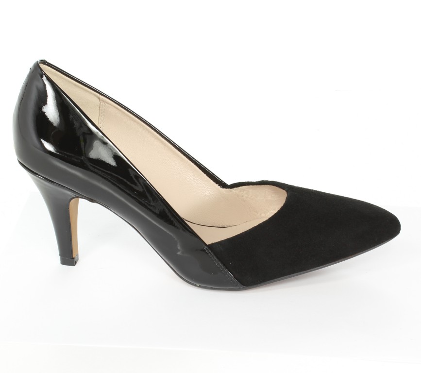 Clarks Czółenka 20357772 Blk Sde/Pat Lea 