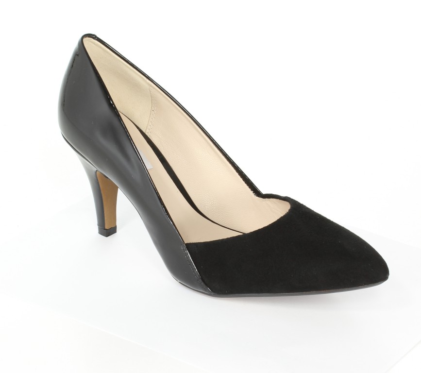 Clarks Czółenka 20357772 Blk Sde/Pat Lea 