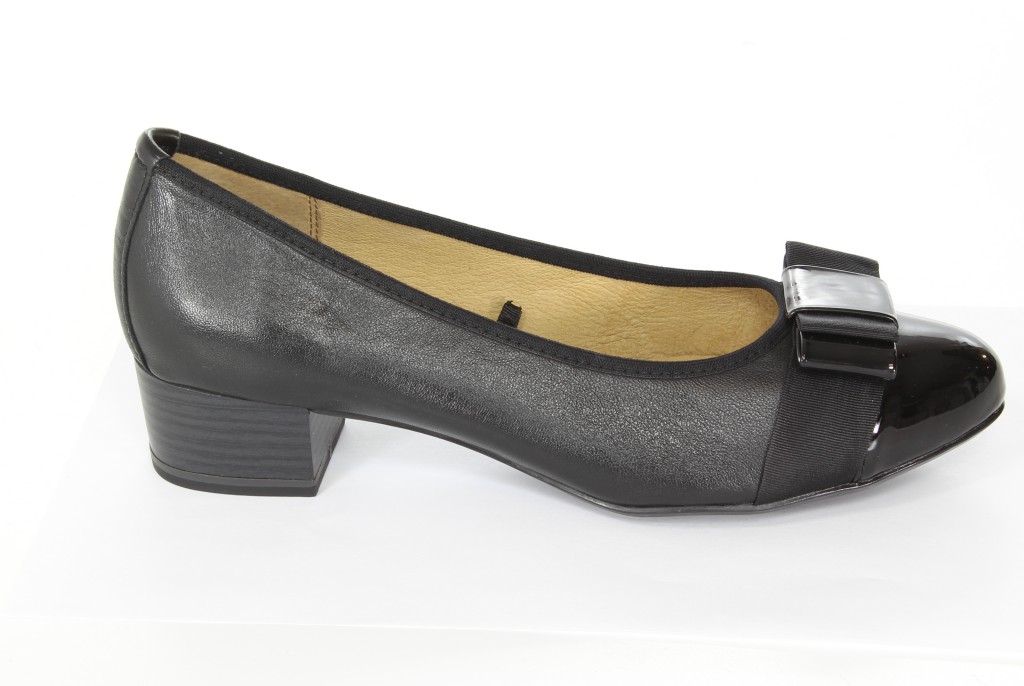 Caprice Czółenka 9-22301-22 Black/Blk/Pat