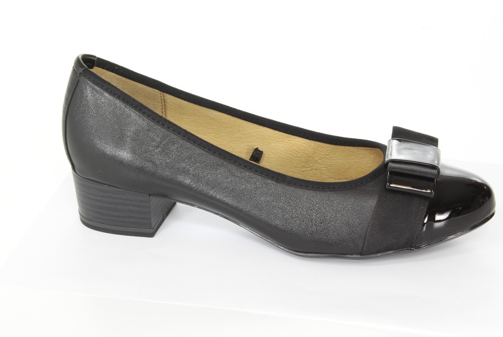 Caprice Czółenka 9-22301-22 Black/Blk/Pat