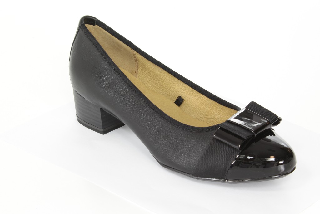 Caprice Czółenka 9-22301-22 Black/Blk/Pat