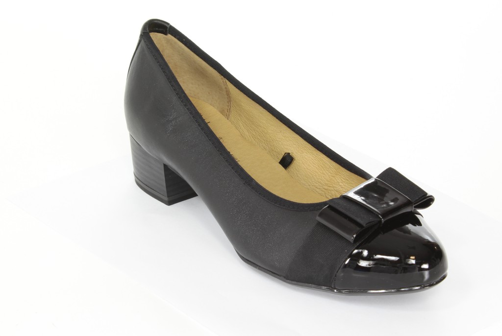 Caprice Czółenka 9-22301-22 Black/Blk/Pat