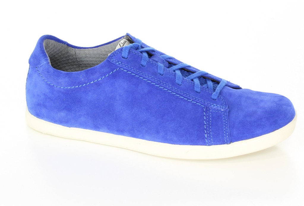 Clarks Półbuty 20358854 Blue Suede 