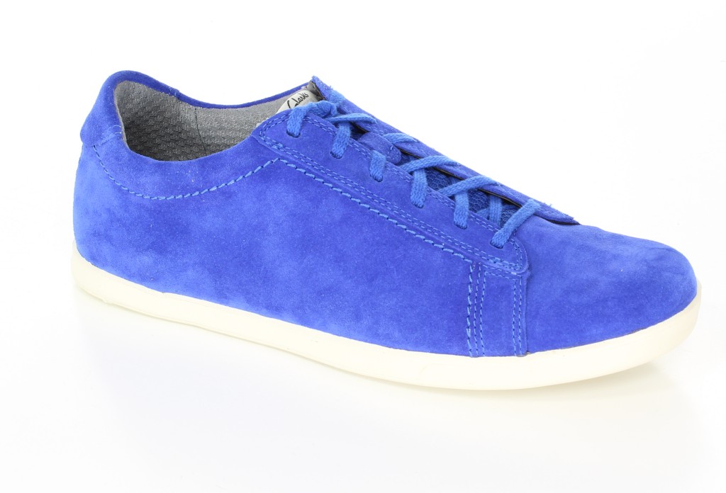 Clarks Półbuty 20358854 Blue Suede 
