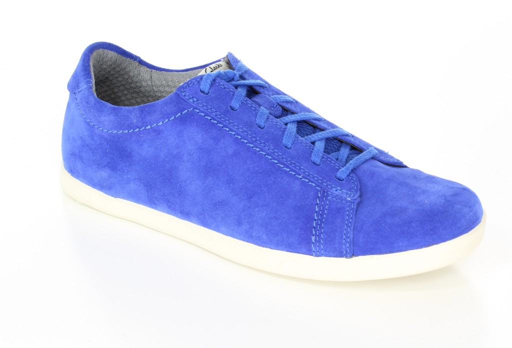 Clarks Półbuty 20358854 Blue Suede 