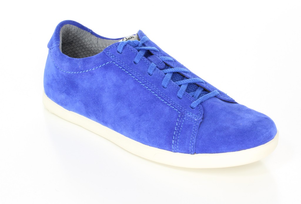 Clarks Półbuty 20358854 Blue Suede 