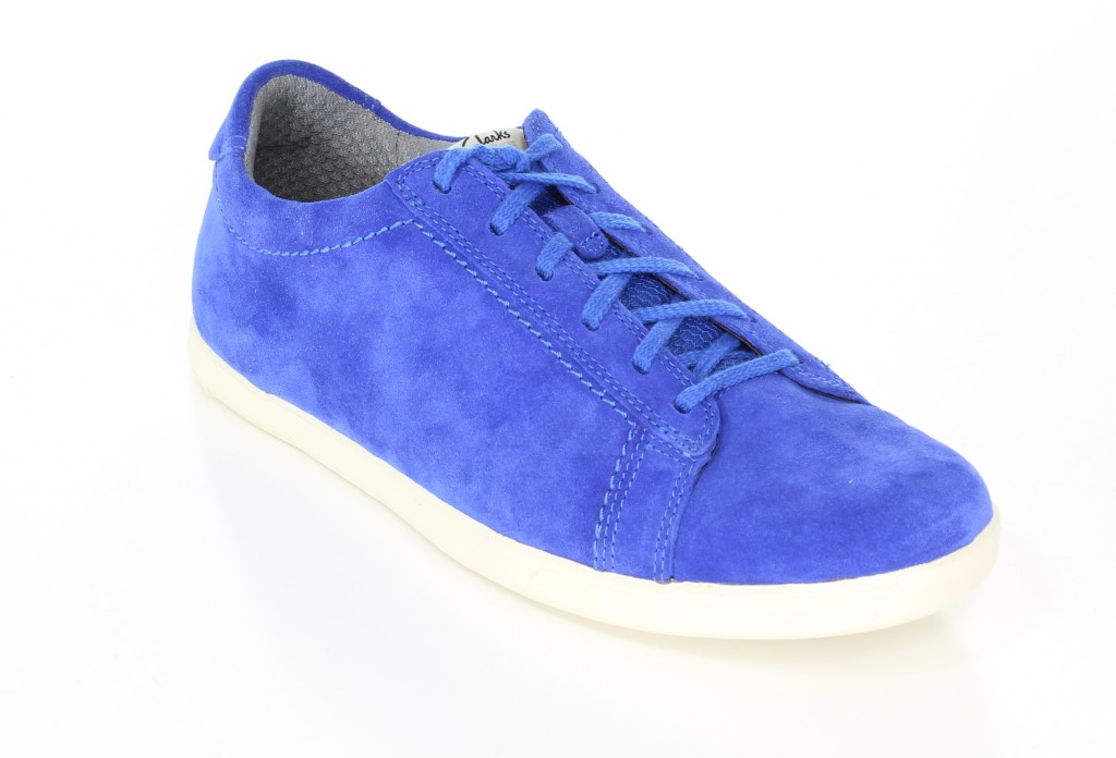 Clarks Półbuty 20358854 Blue Suede 