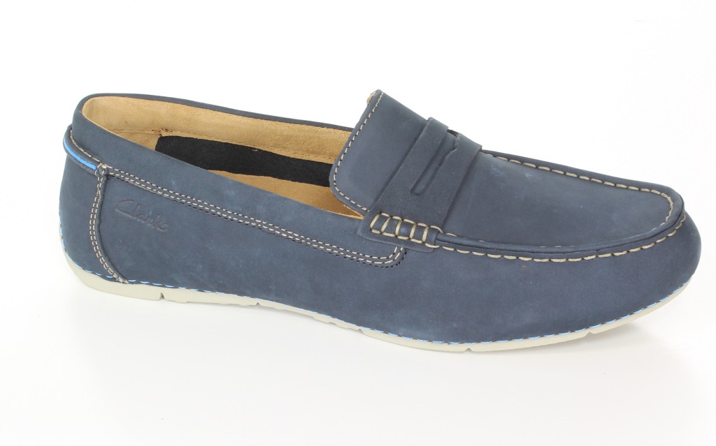 Clarks Półbuty 20358475 Navy Nubuck 