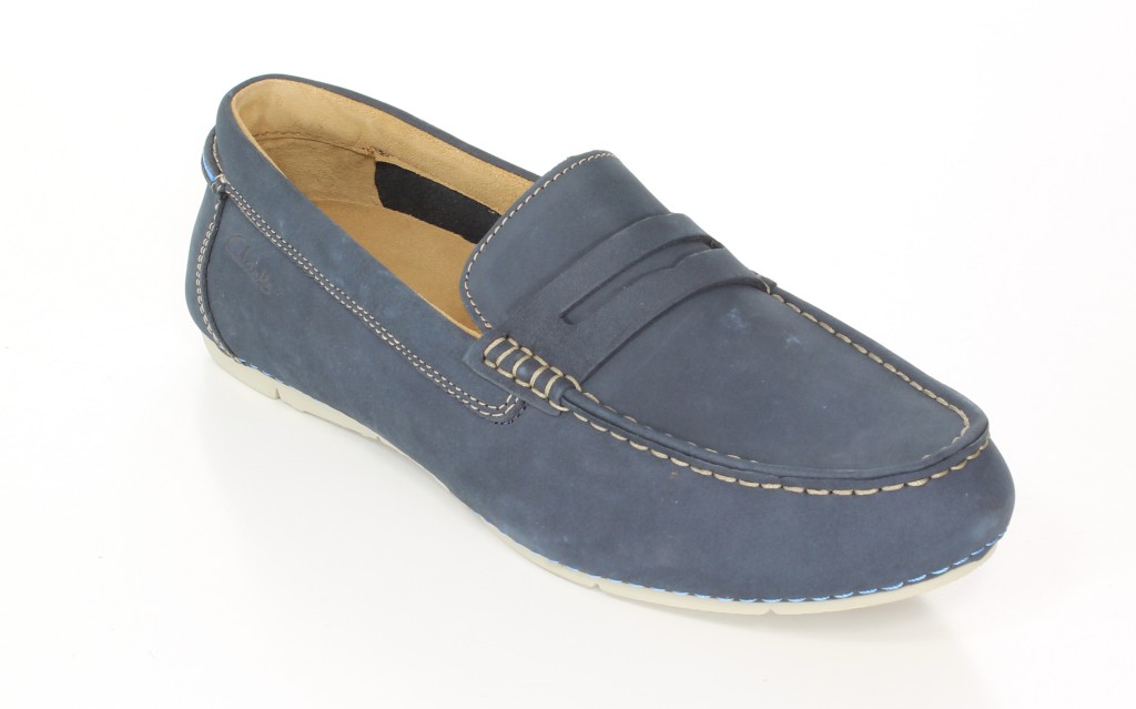Clarks Półbuty 20358475 Navy Nubuck 