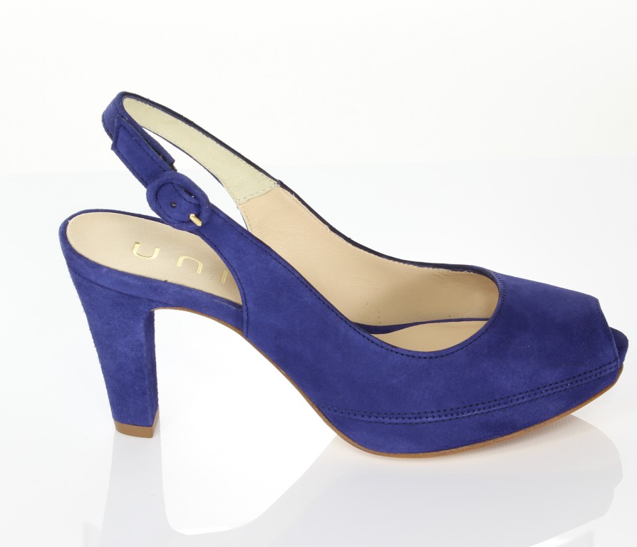Unisa Sandały  Nick 14 Ks Deep Blue Kid  Suede