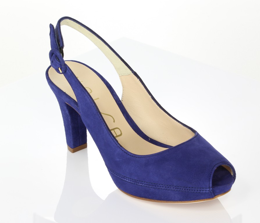 Unisa Sandały  Nick 14 Ks Deep Blue Kid  Suede