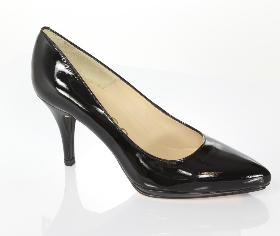 Unisa Czółenka Pepas-Pa Black Patent 