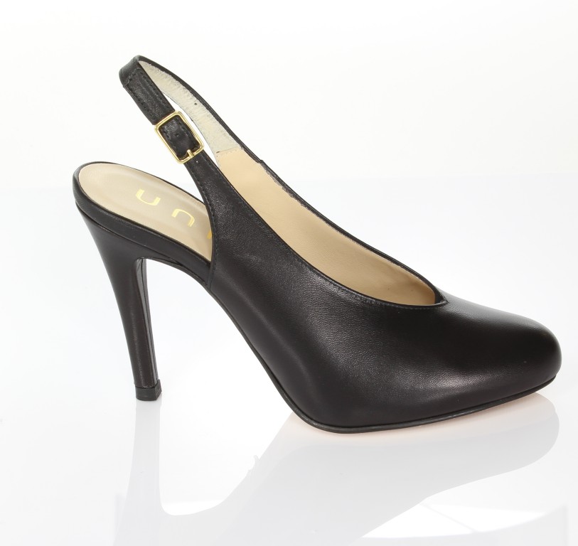 Unisa Czółenka Paki Black Napa Silk