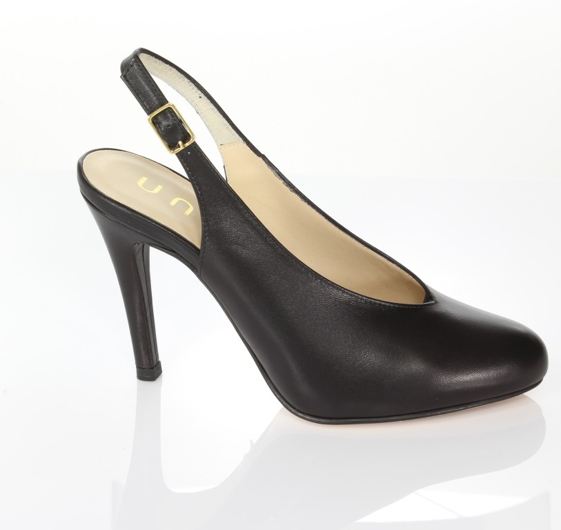 Unisa Czółenka Paki Black Napa Silk
