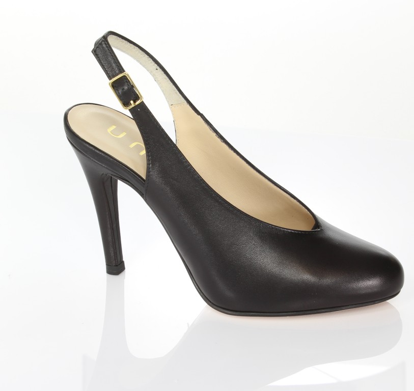 Unisa Czółenka Paki Black Napa Silk